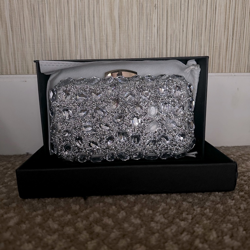 Rhinestone Clutch Purse